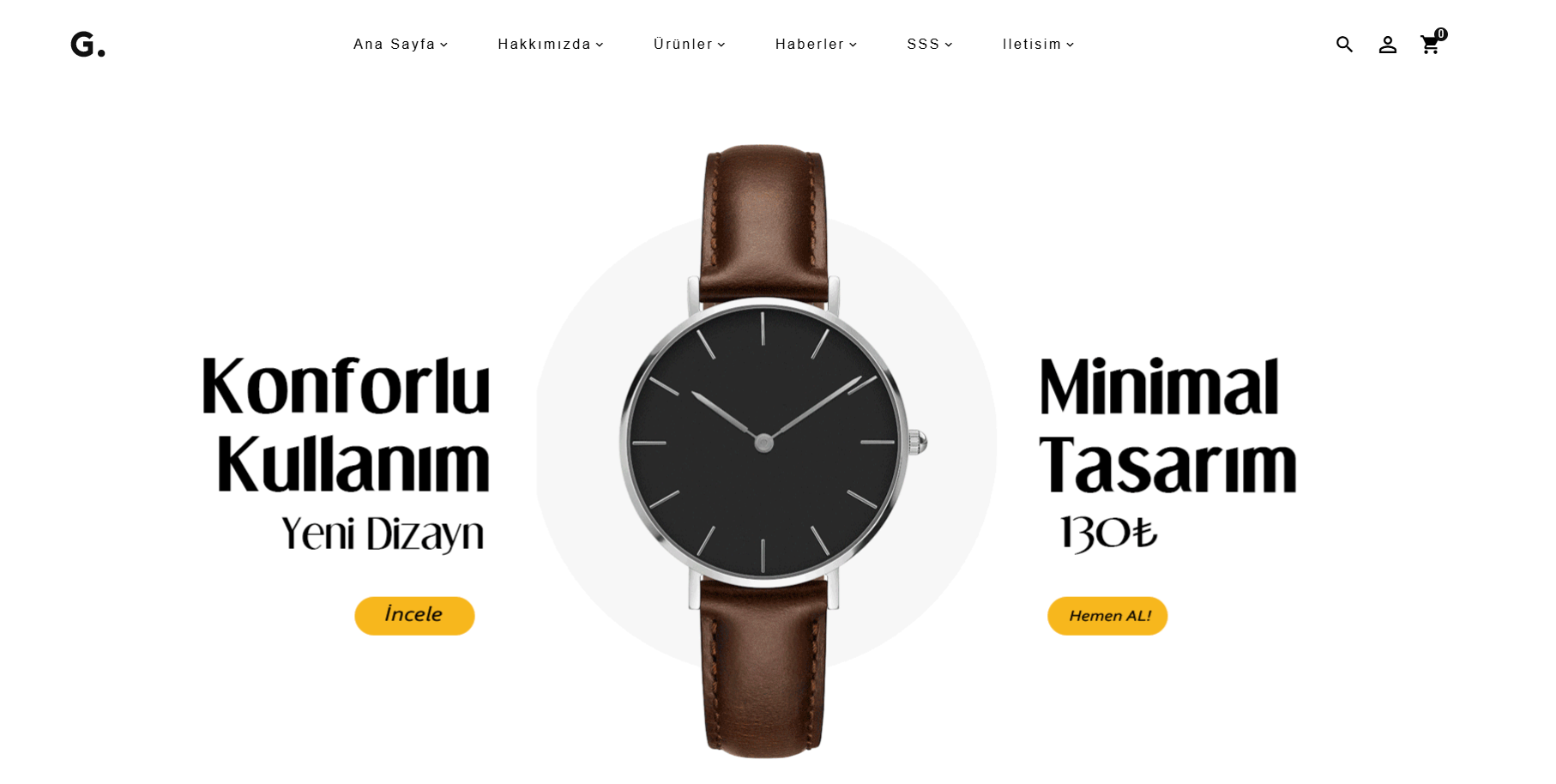 Saat / Takı E-Ticaret Paketi Redo v5.0