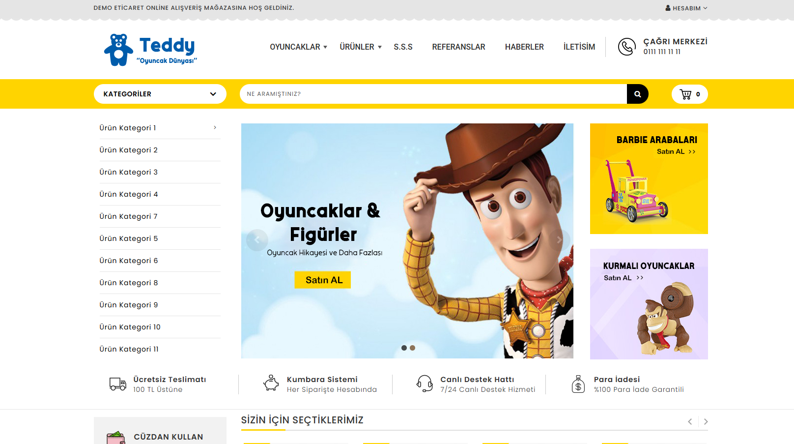 Teddy v5.0 – Toy Store E-Commerce Package
