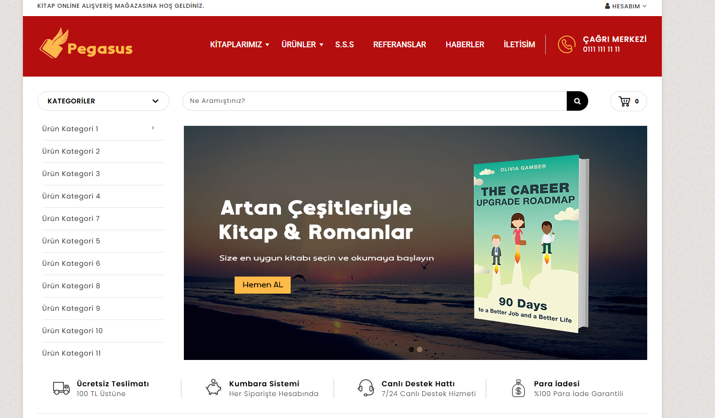 Pegasus v5.0 – Book E-Commerce Package