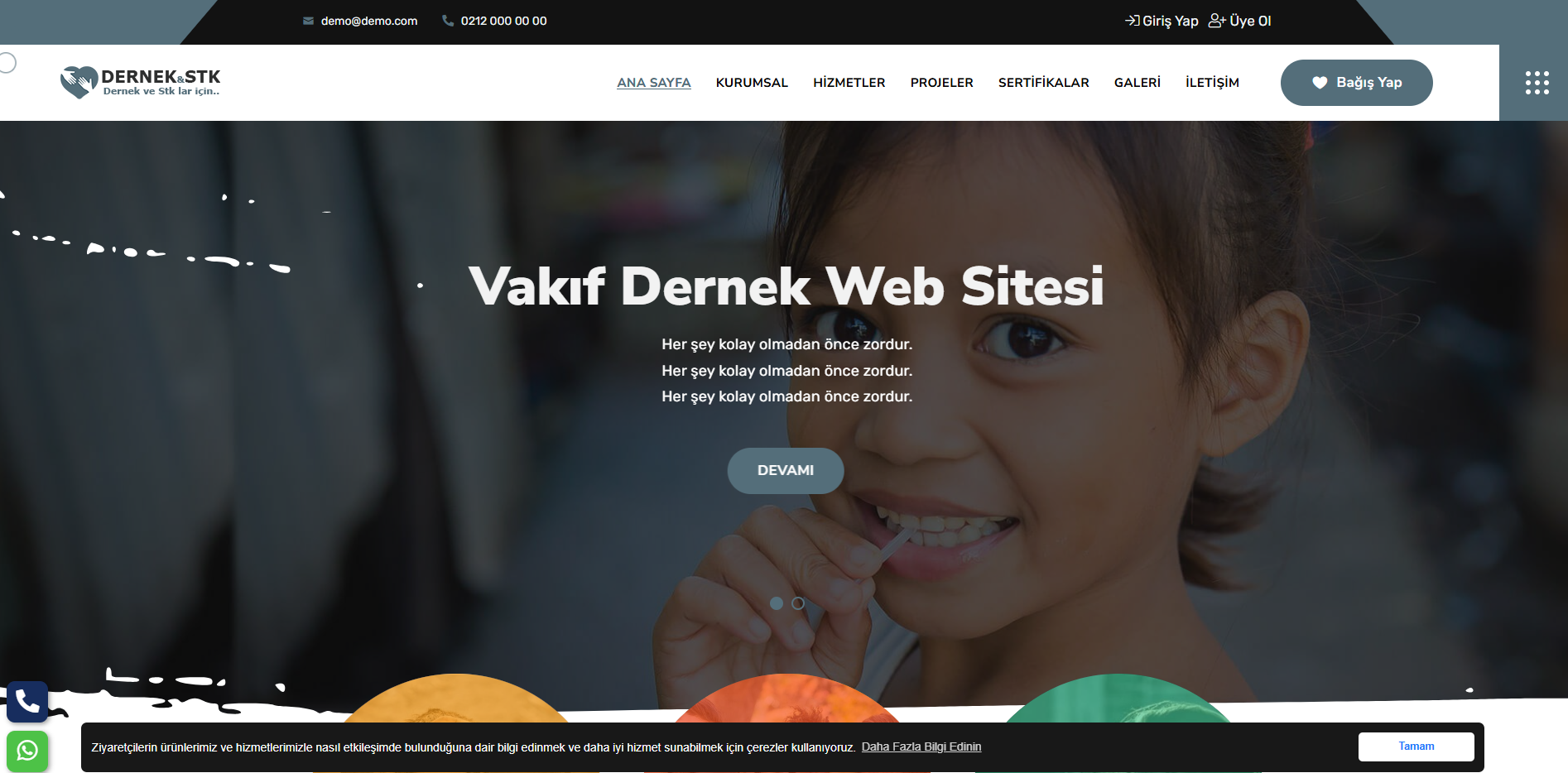 STK - Dernek Web Site Paketi Press