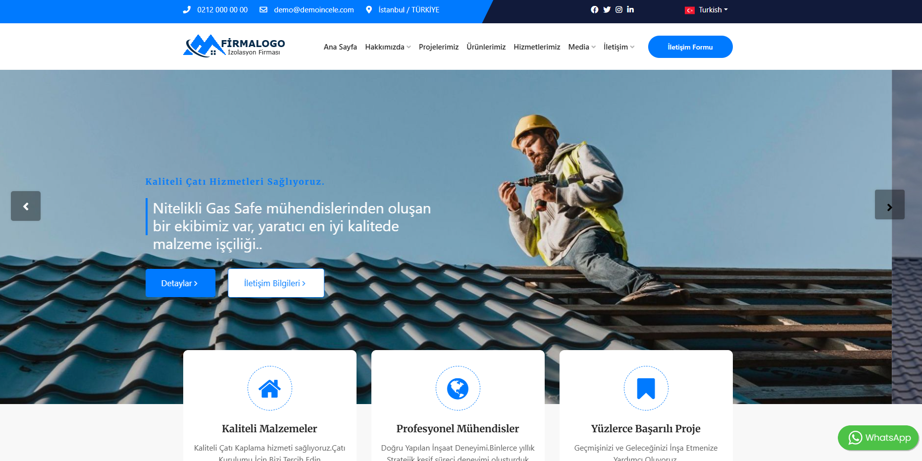 Roofex – Roof Insulation Company Website