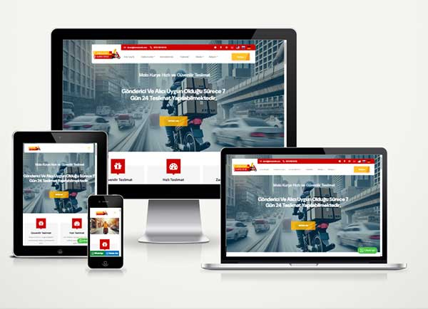 Currier – Moto Courier Company Web Package