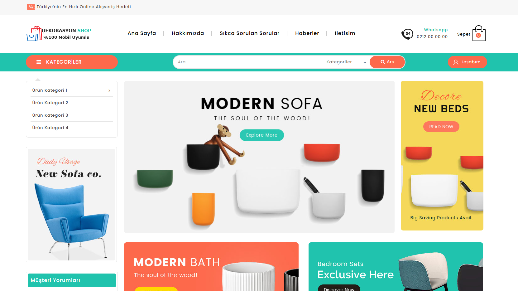 Beds v5.0 – Decoration E-Commerce Package 