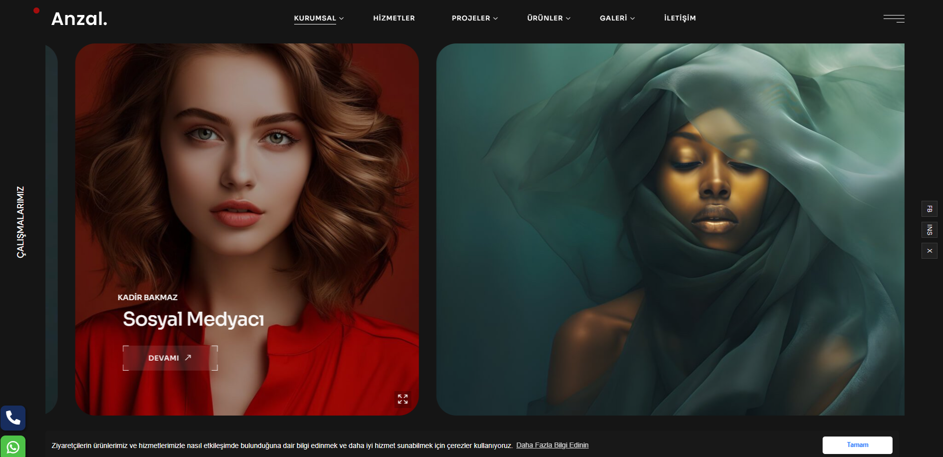 Anzal – Photographer Personal Website Package