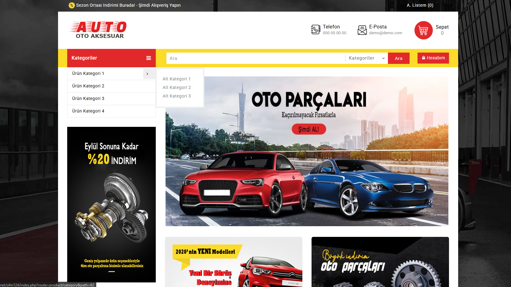 E-Commerce Auto Accessories Package Parts v5.0