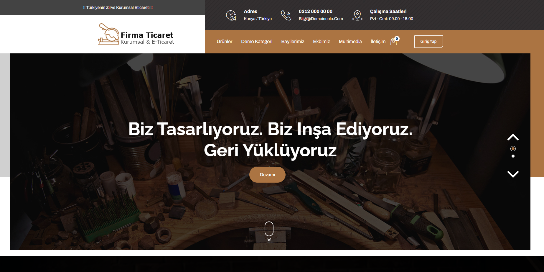 Corporate E-Commerce Package Wood v4.5