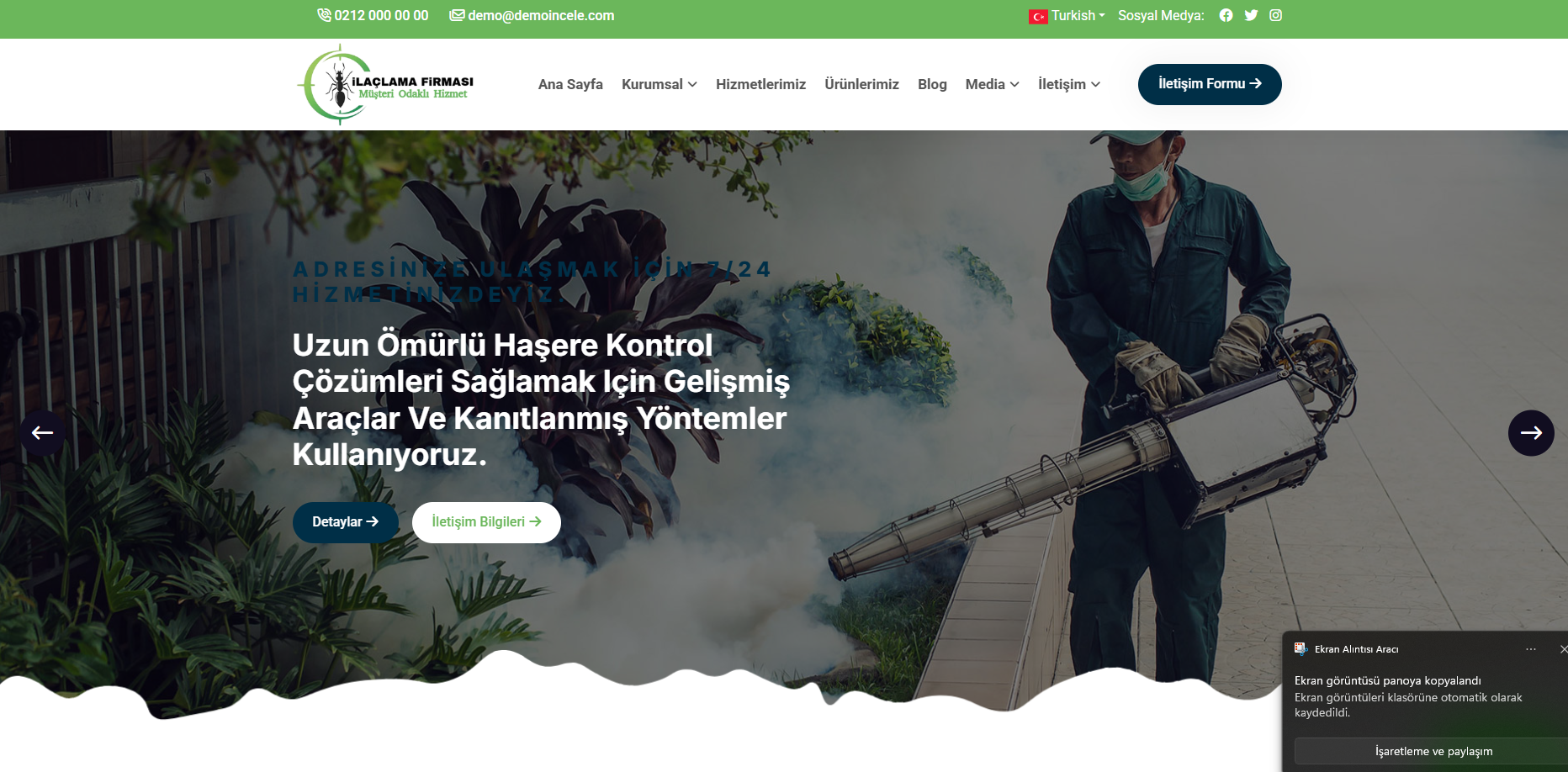 Pest – Pest Control Company Web Package 