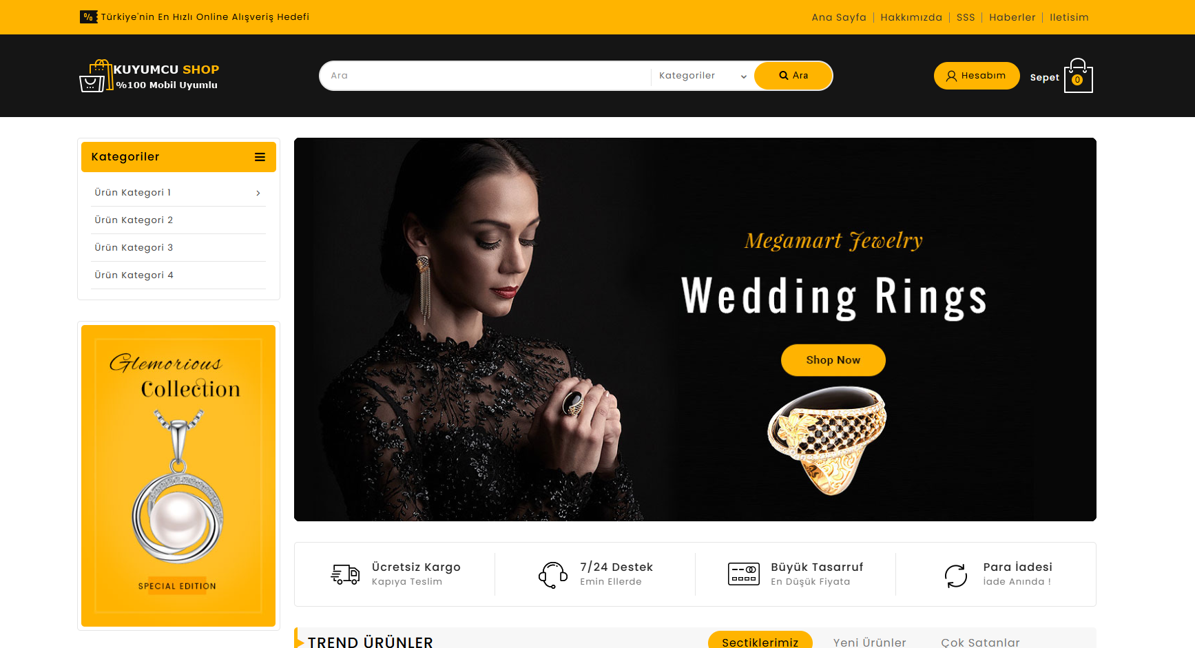 E-Ticaret Kuyumcu Paketi Ring v5.0