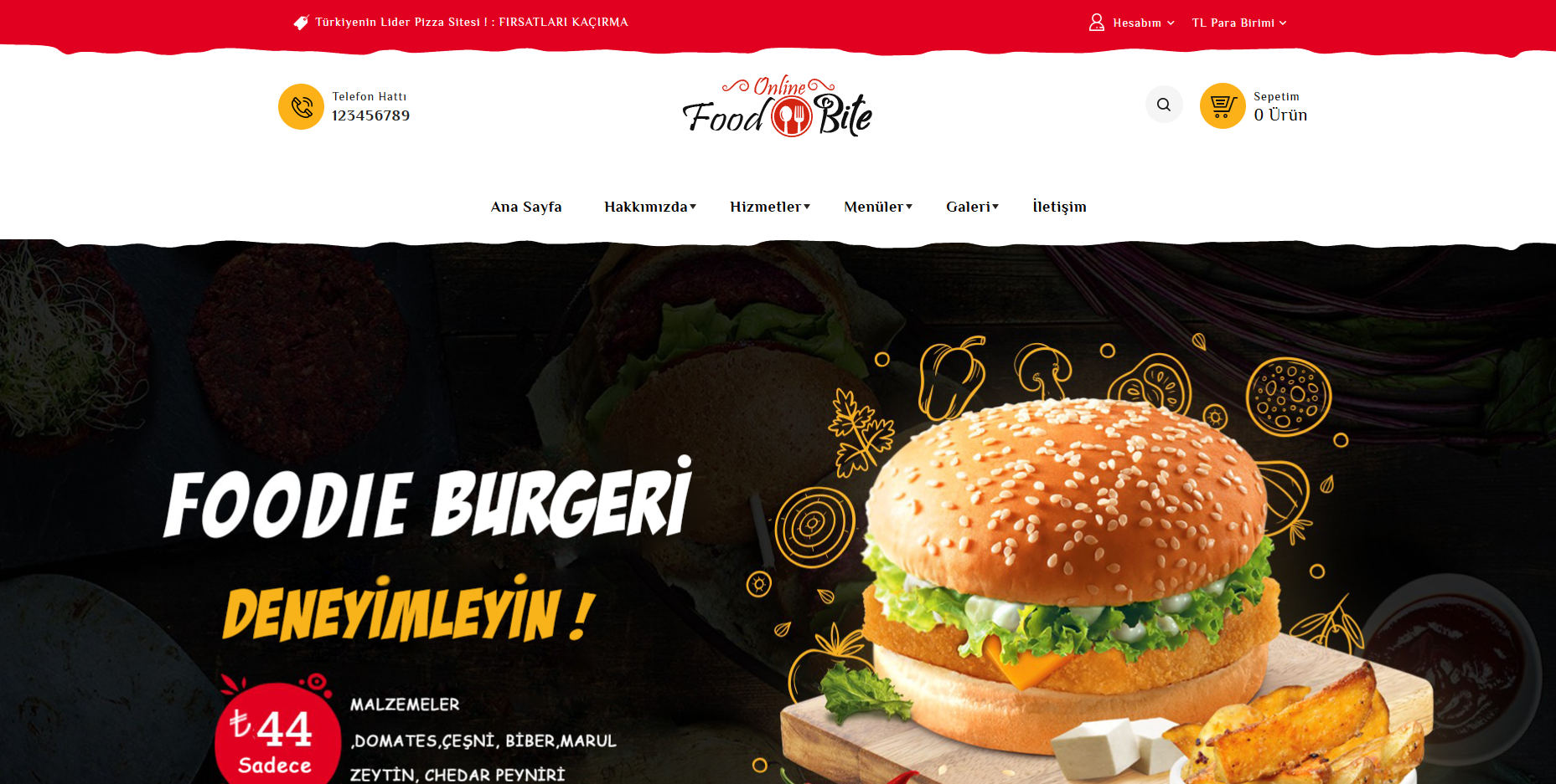 E-Commerce Package Fast Food Bite v4.0