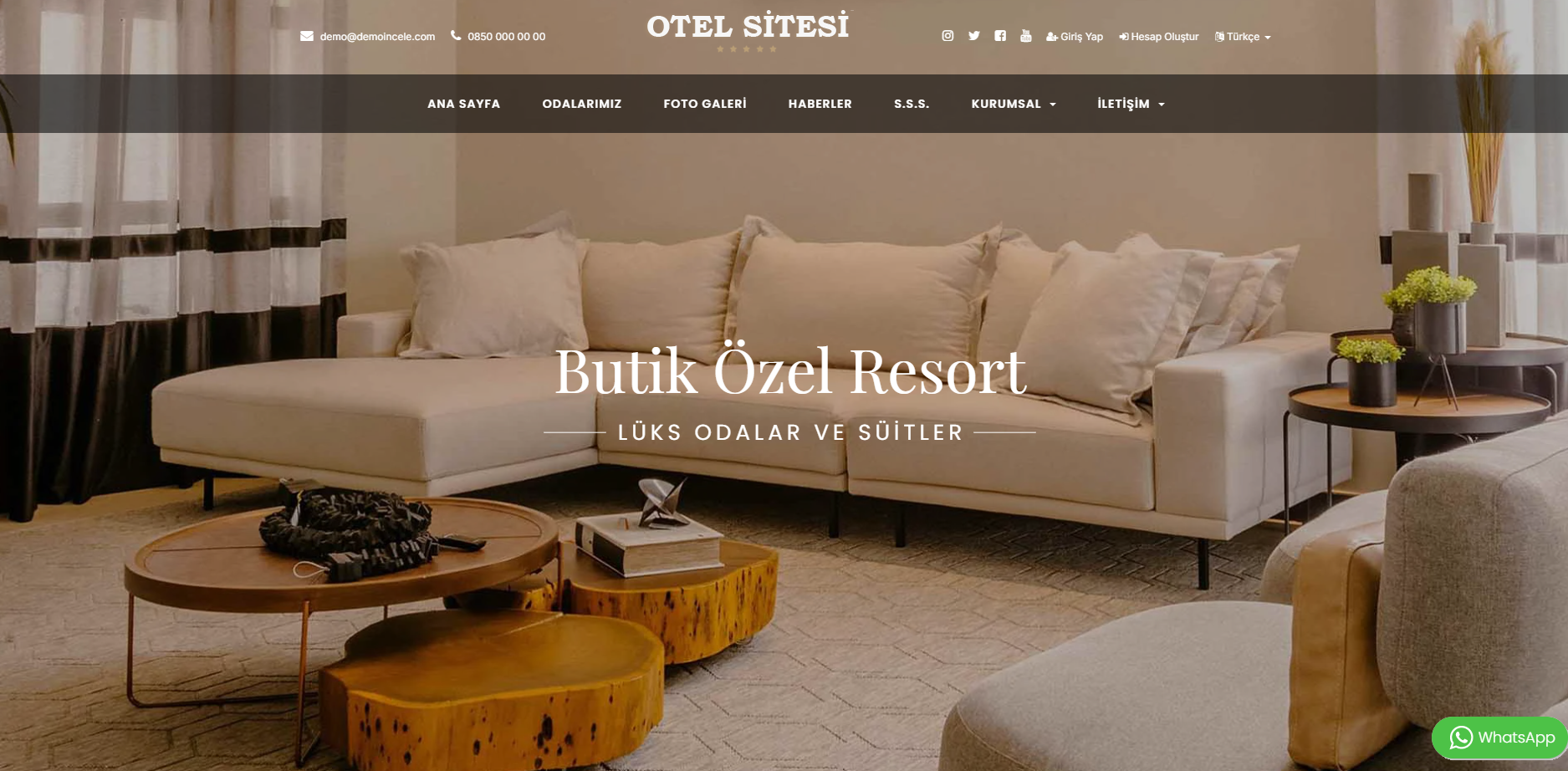 Ocean v6.0 – Hotel Web Package          ChatGPT’ye sor