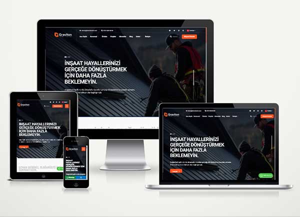 Construction Company Website Package Graviton